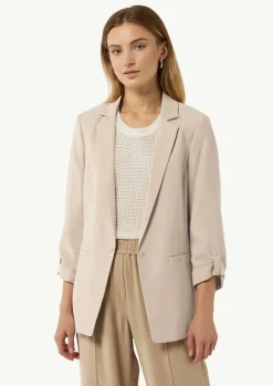 Antaillierter Blazer aus Viskosetwill-Comma Sale