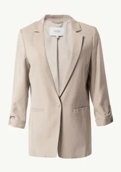 Antaillierter Blazer aus Viskosetwill-Comma Sale