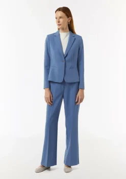 Antaillierter Kurzblazer mit Reverskragen-Comma Fashion