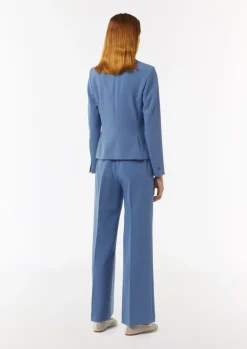 Antaillierter Kurzblazer mit Reverskragen-Comma Fashion