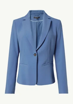 Antaillierter Kurzblazer mit Reverskragen-Comma Fashion