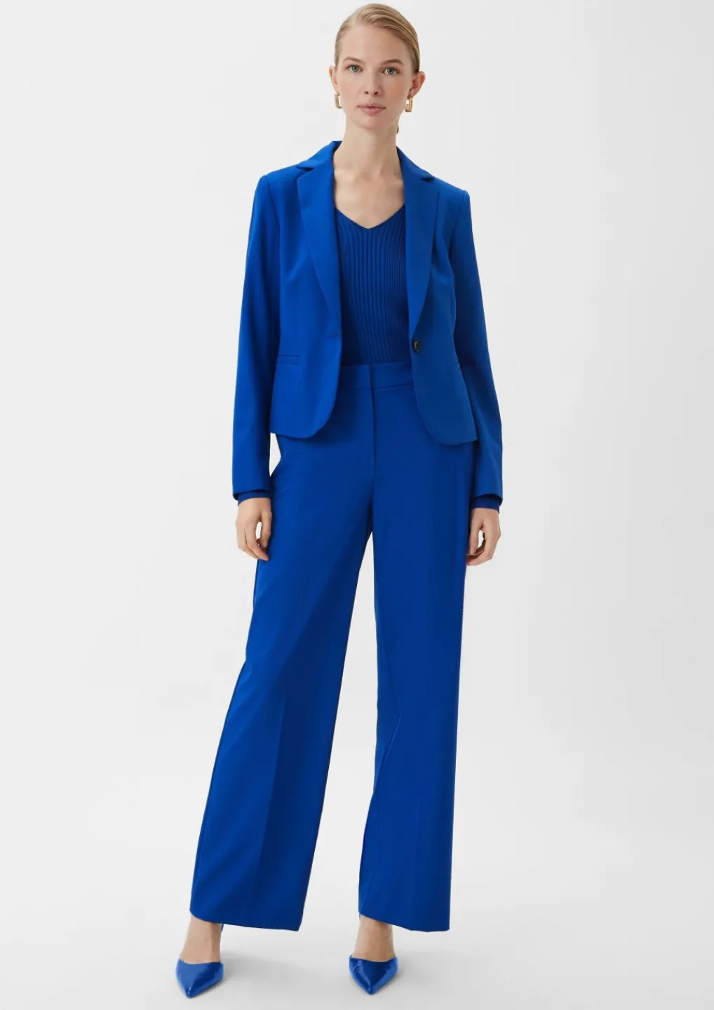 Anzughose mit Wide Leg-Comma Clearance