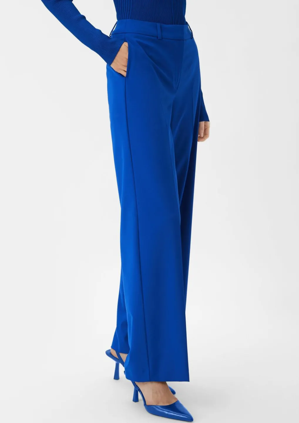 Anzughose mit Wide Leg-Comma Clearance