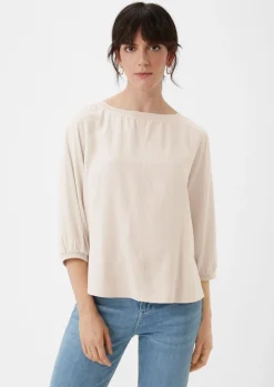 3/4-Arm-Bluse aus Modal-Comma Online