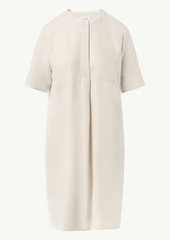 Ausgestelltes T-Shirt-Kleid aus Modal-Comma Outlet