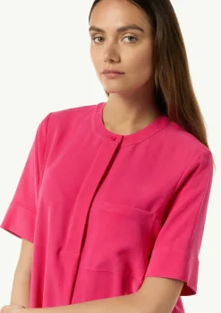 Ausgestelltes T-Shirt-Kleid mit Stickerei-Comma Discount