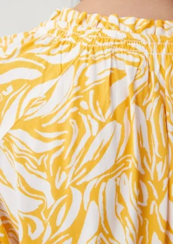 Baumwollbluse aus Crêpe-Comma Fashion