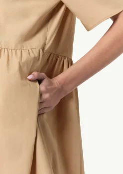 Baumwollkleid mit Hemdkragen-Comma Clearance