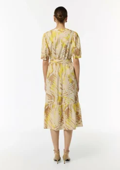 Baumwoll-Kleid mit Puff-Ärmeln-Comma Hot
