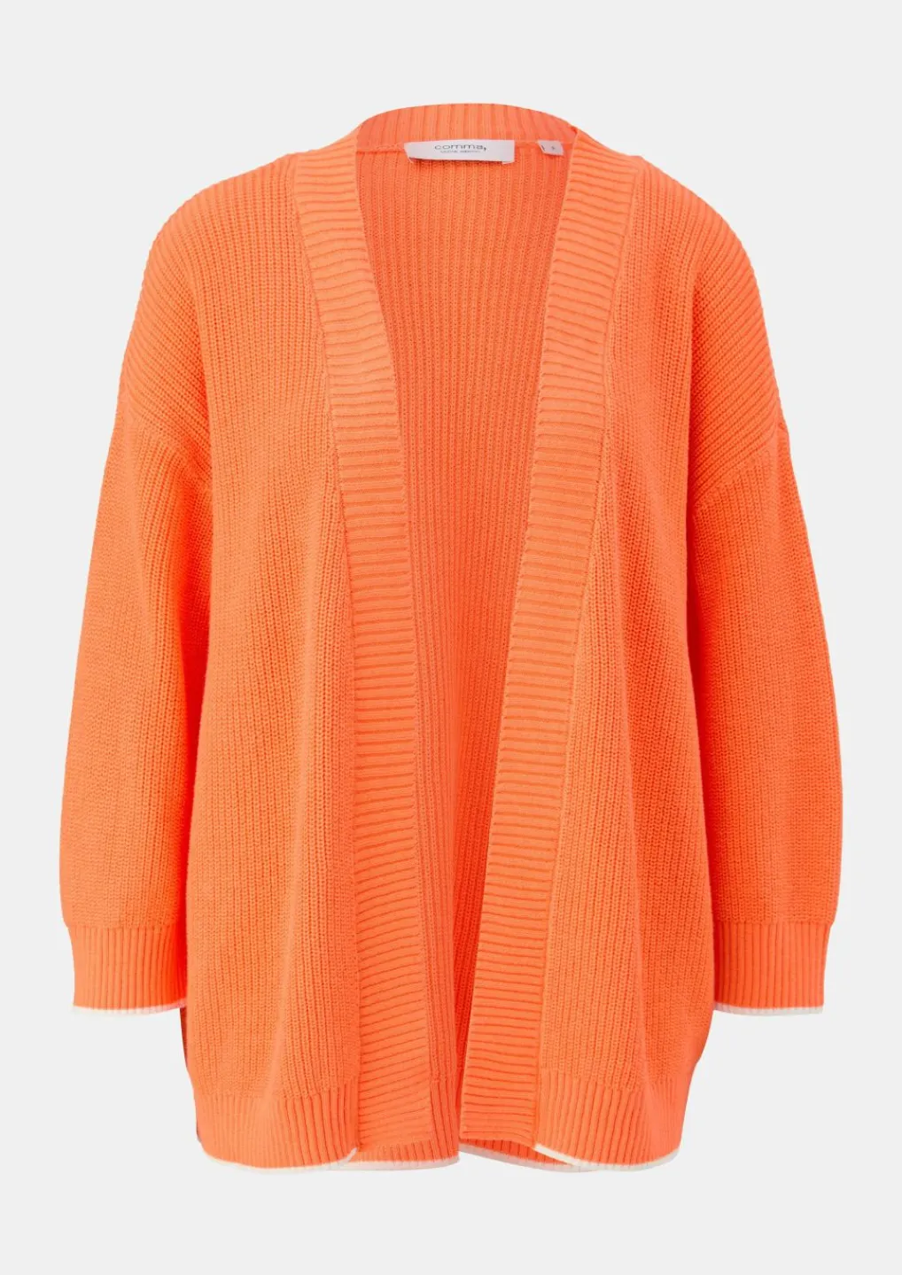 Baumwollstrickjacke mit 3/4-Ärmeln-Comma Hot