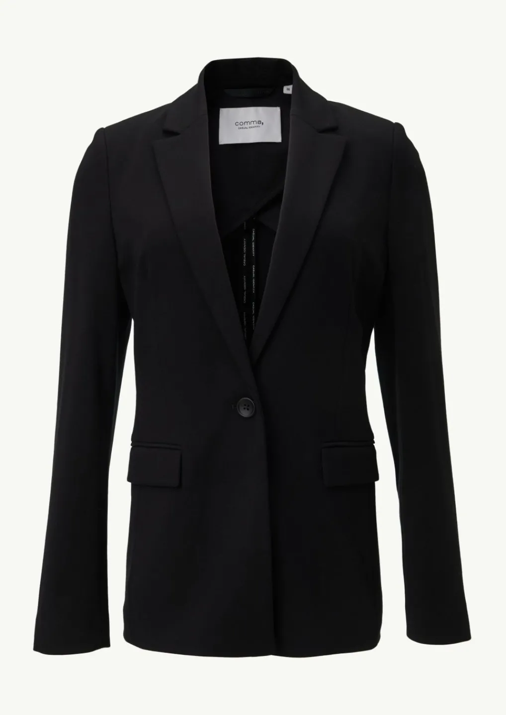 Blazer aus Jersey mit Reverskragen-Comma Best