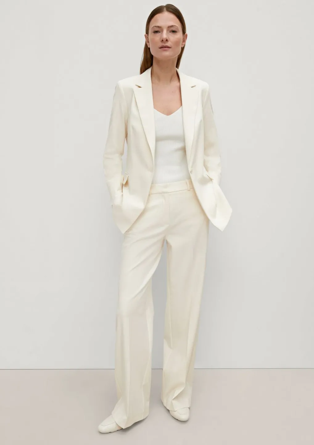 Blazer aus Twill-Comma Discount