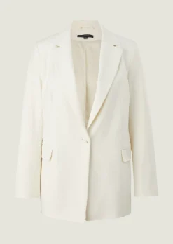 Blazer aus Twill-Comma Discount