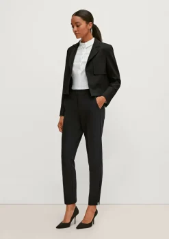 Blazer mit Fischgrat-Muster-Comma Outlet