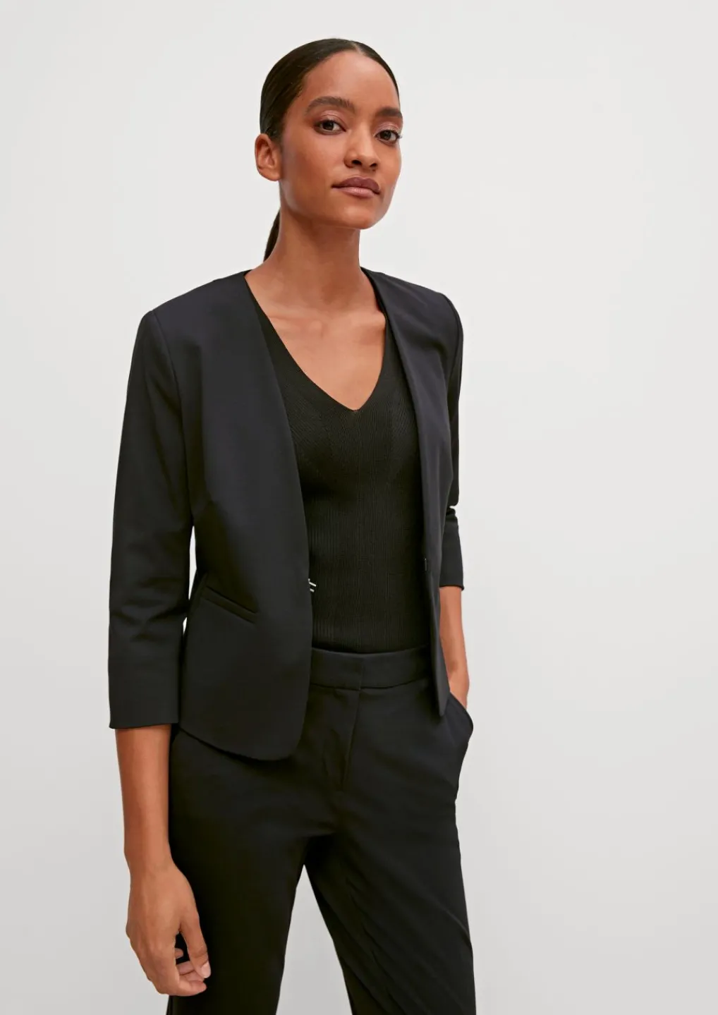 Blazer mit kurzem Schnitt-Comma Outlet