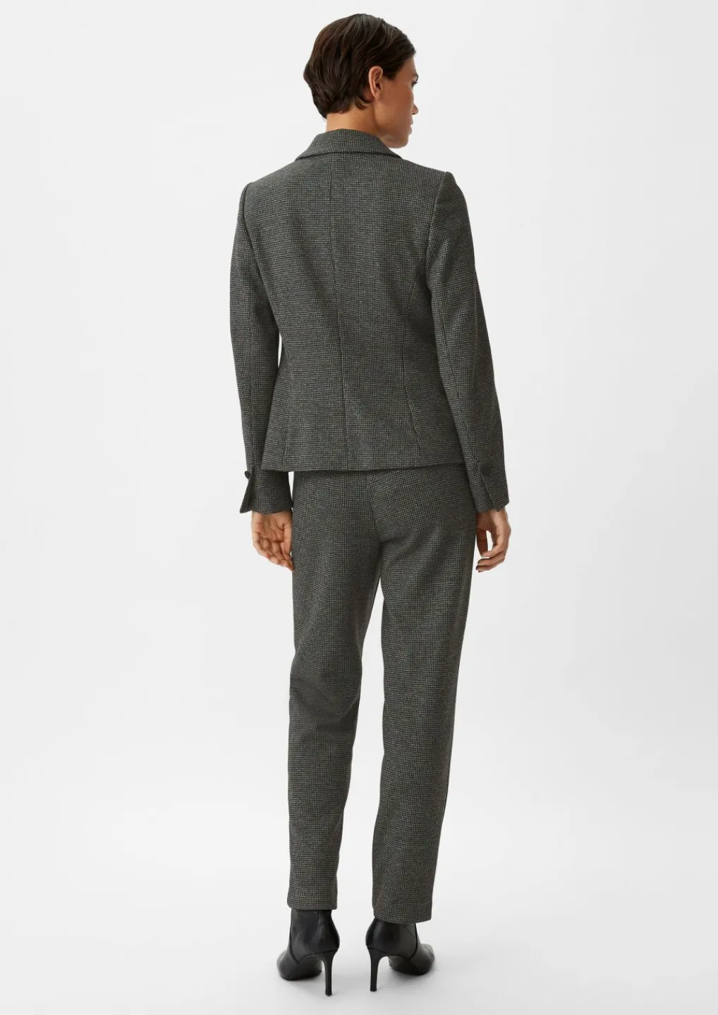 Blazer mit Pepita-Muster-Comma Hot