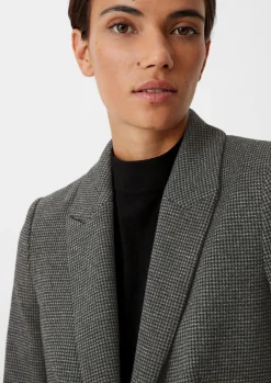 Blazer mit Pepita-Muster-Comma Hot