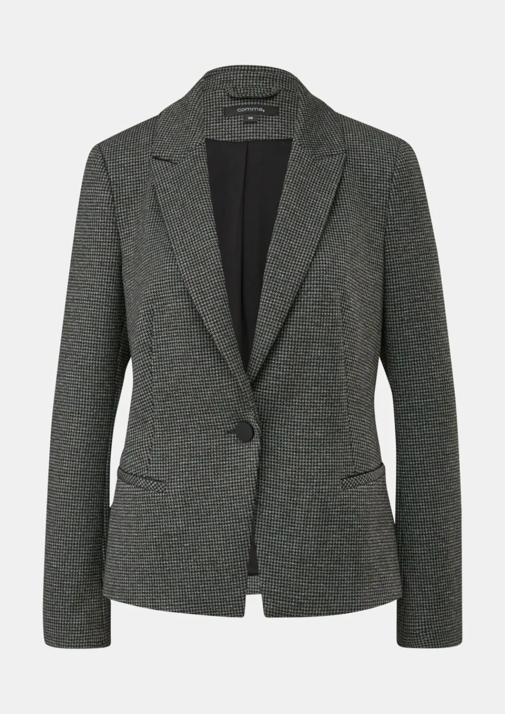 Blazer mit Pepita-Muster-Comma Hot