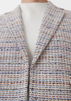 Blazer mit Strickmuster-Comma Outlet