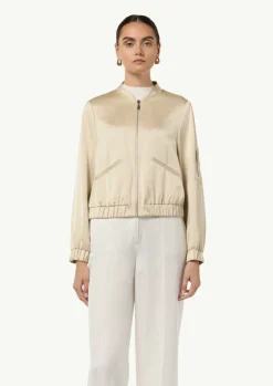 Blouson aus Satin-Comma Outlet