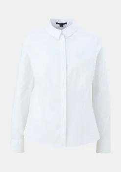 Bluse aus Baumwollstretch-Comma Online