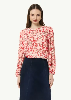 Bluse aus Chiffon-Comma Sale