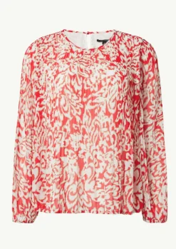Bluse aus Chiffon-Comma Sale