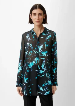 Bluse aus Chiffon-Comma Fashion