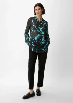 Bluse aus Chiffon-Comma Fashion