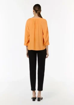 Bluse aus Crêpe-Comma Sale