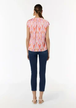 Bluse aus Satin-Comma Outlet