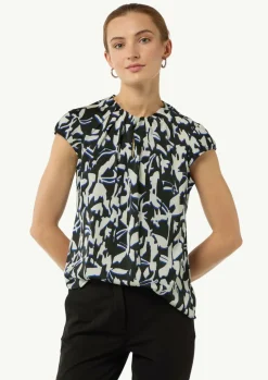 Bluse aus Satin-Comma Sale
