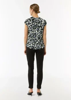 Bluse aus Satin-Comma Sale