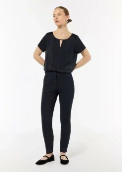 Bluse aus Satin-Comma Sale