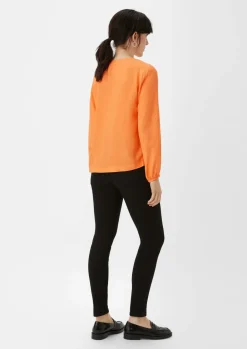 Bluse aus Satin-Comma New