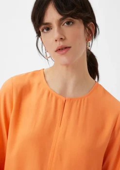 Bluse aus Satin-Comma New