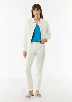 Bluse aus Viskosemix mit Faltendetail-Comma Sale