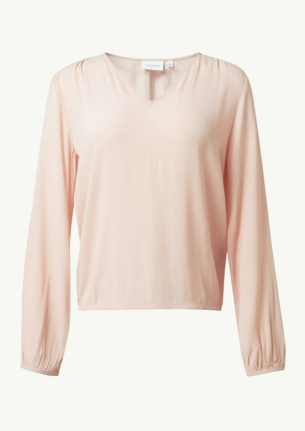 Bluse in Crêpe-Optik mit gerafftem Saum-Comma Online