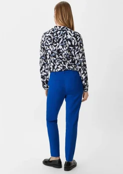 Bluse mit All-over-Print-Comma Fashion