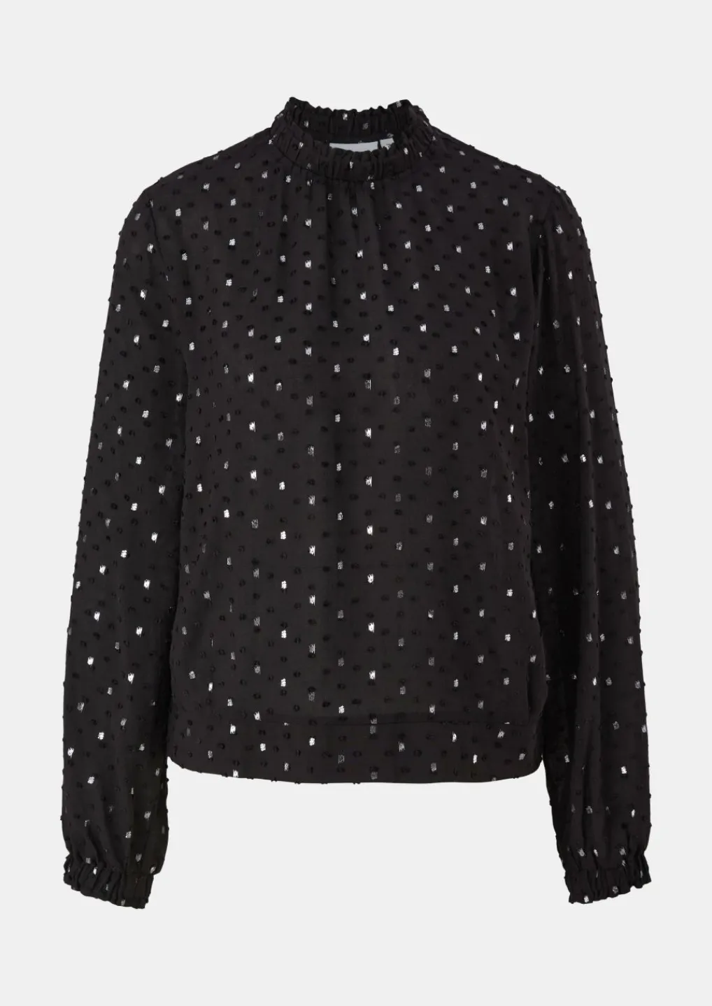 Bluse mit Dobbystruktur-Comma Best