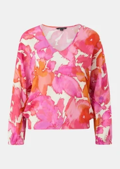Bluse mit Fledermausärmeln-Comma Clearance