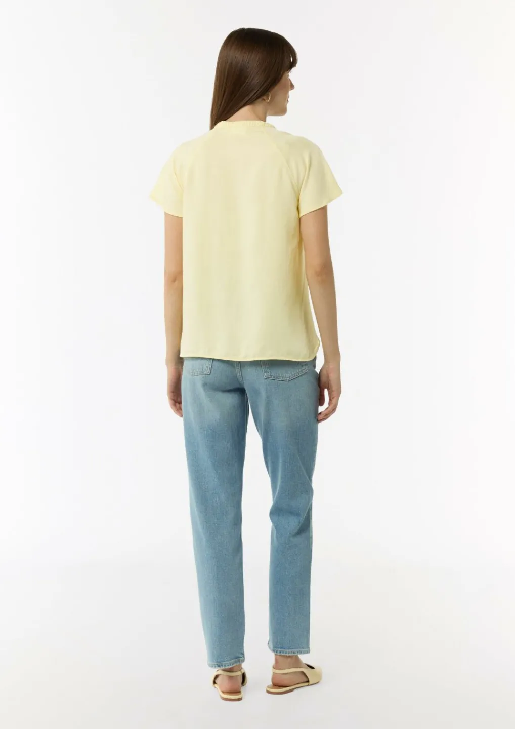 Bluse mit Raglanärmeln und Logotape-Comma Best