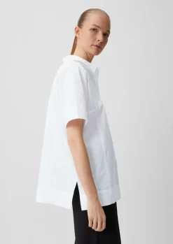 Bluse mit Stickerei-Detail-Comma New