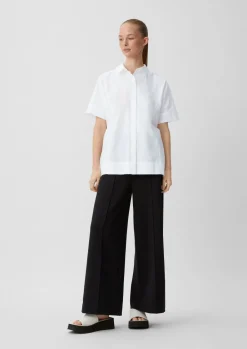 Bluse mit Stickerei-Detail-Comma New