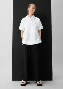 Bluse mit Stickerei-Detail-Comma New