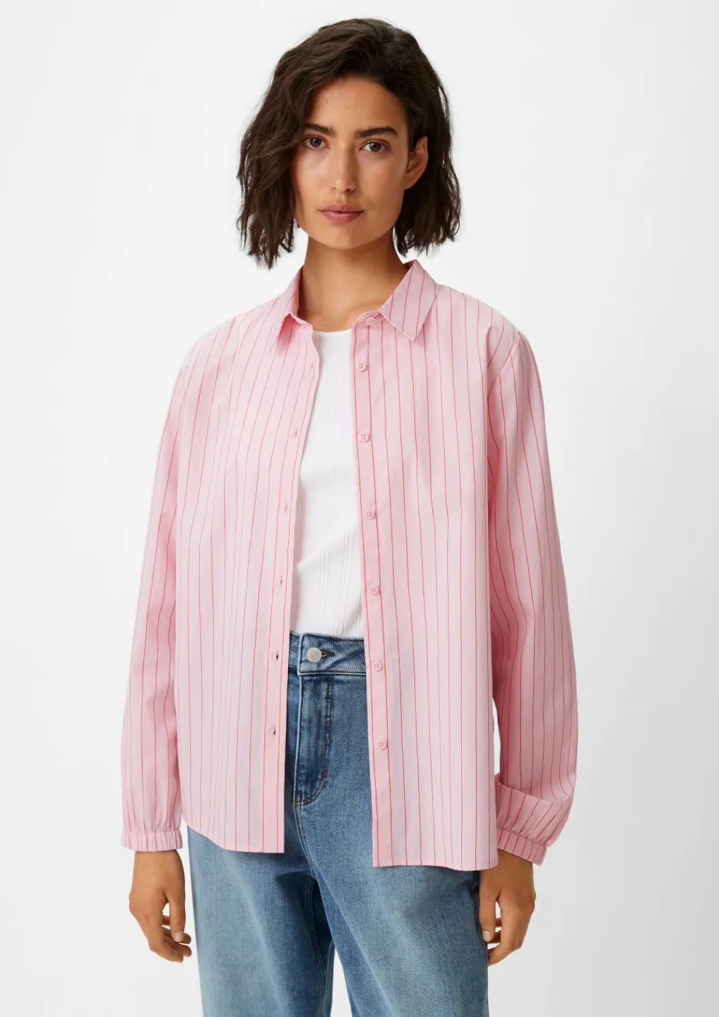 Bluse mit Streifenmuster-Comma Fashion