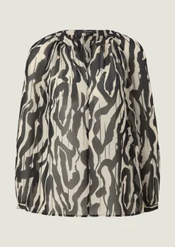 Bluse mit Tunika-Ausschnitt-Comma Outlet