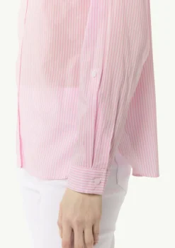 Bluse mit Turn-up-Ärmel-Comma Discount