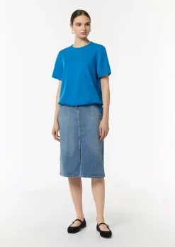Blusenshirt aus Lyocell-Comma Hot