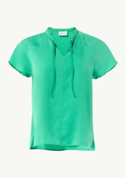 Blusenshirt aus Lyocell im Relaxed Fit-Comma Best
